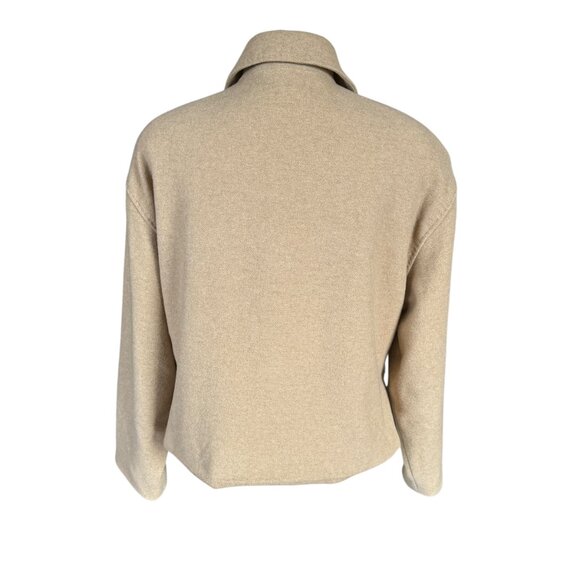 Jax Country fully lined long sleeve collared button down beige blazer jacket - Picture 5 of 8